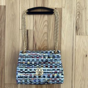 Tory Burch Willa Tweed Small Shoulder Bag